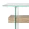 Safavieh Kayley Rectangular Modern Glass Console Table, Natural CNS7001A - alternate 5